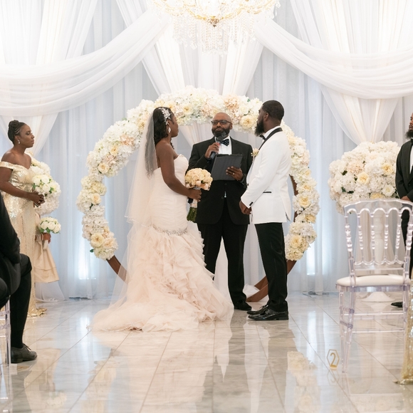 Wedding Dress- Off White, Champagne, Blush- Street Size 10/Wedding Dress Size 14 - Picture 3 of 5